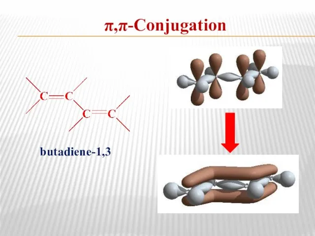 π,π-Conjugation butadiene-1,3