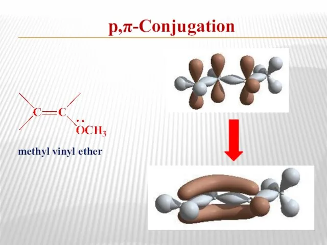 р,π-Conjugation methyl vinyl ether