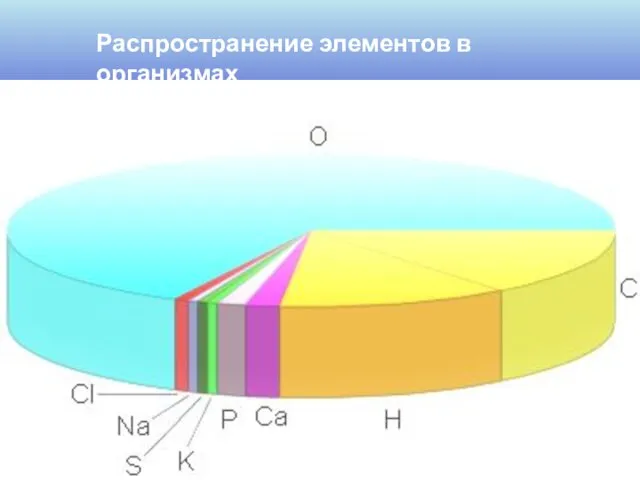 Распространение элементов в организмах