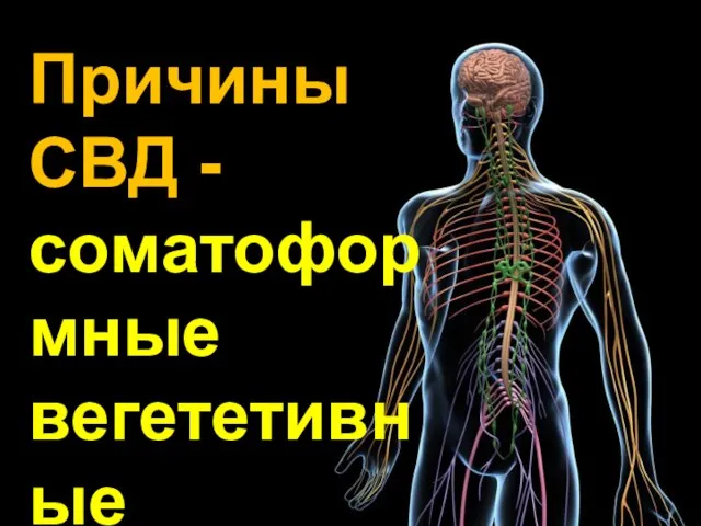 Причины СВД - соматоформные вегететивные дисфункции