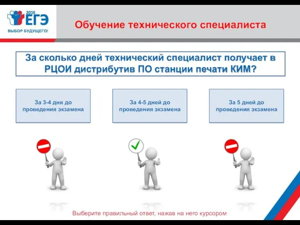 За сколько дней технический специалист получает в РЦОИ дистрибутив ПО станции