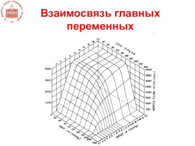 Взаимосвязь главных переменных