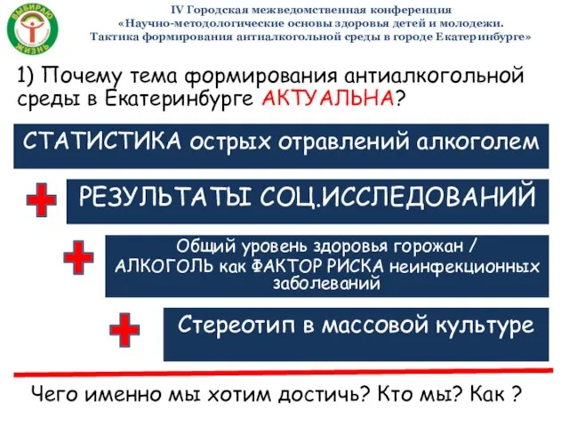 IV Городская межведомственная конференция «Научно-методологические основы здоровья детей и молодежи. Тактика