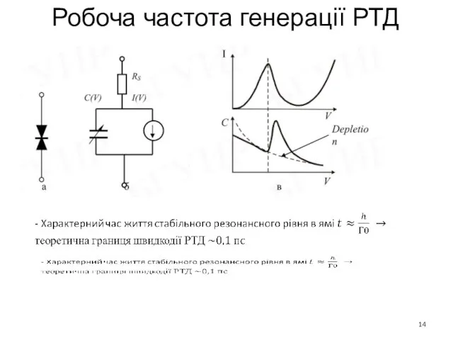 Робоча частота генерації РТД