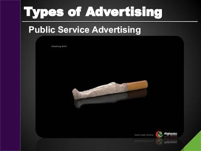 Types of Advertising Public Service Advertising