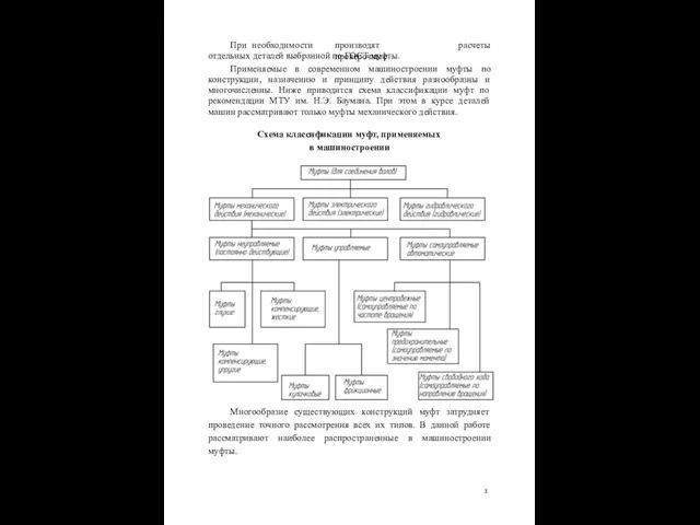 При необходимости производят проверочные расчеты отдельных деталей выбранной по ГОСТ муфты.