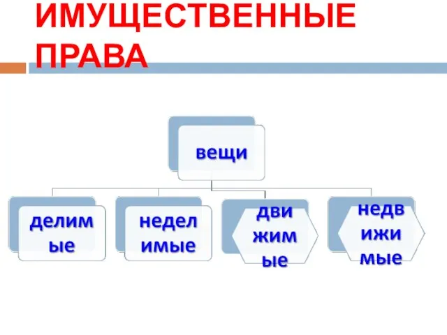 ИМУЩЕСТВЕННЫЕ ПРАВА