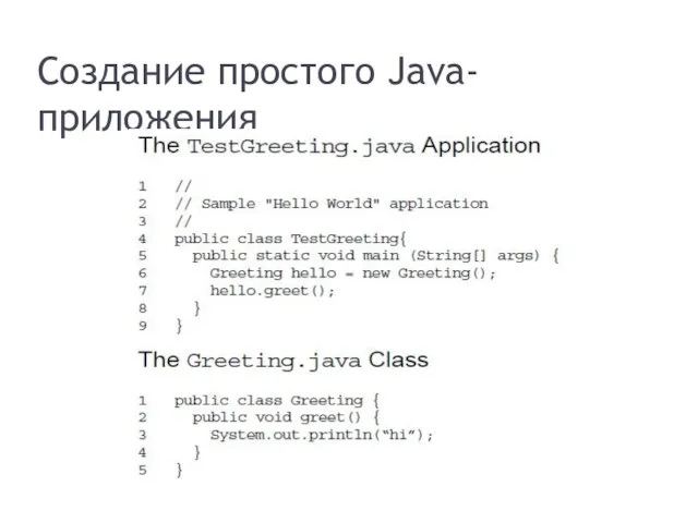 Создание простого Java-приложения