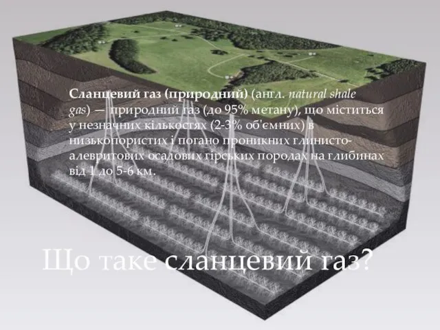 Сланцевий газ (природний) (англ. natural shale gas) — природний газ (до