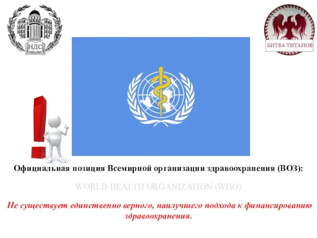 Официальная позиция Всемирной организации здравоохранения (ВОЗ): WORLD HEALTH ORGANIZATION (WHO) Не