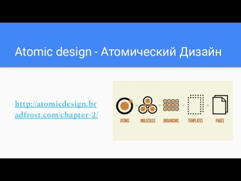Atomic design - Атомический Дизайн http://atomicdesign.bradfrost.com/chapter-2/