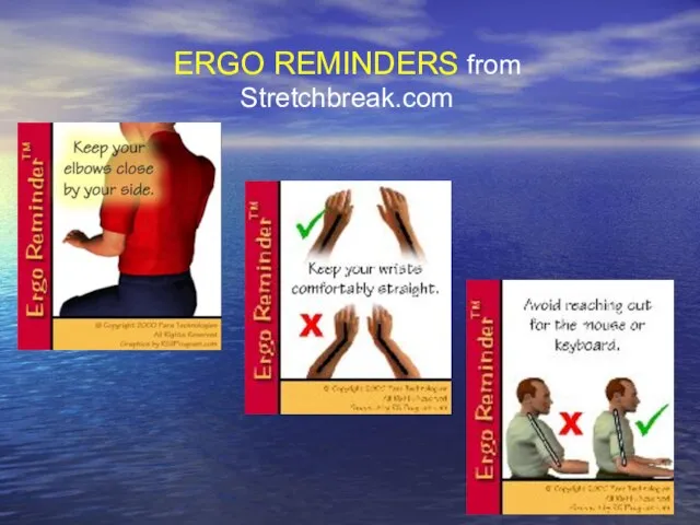 ERGO REMINDERS from Stretchbreak.com