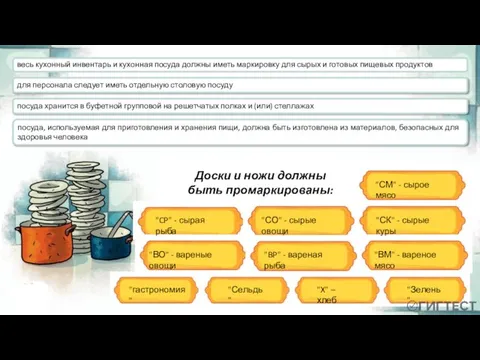 посуда хранится в буфетной групповой на решетчатых полках и (или) стеллажах