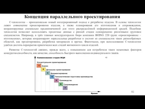 Концепция параллельного проектирования С-технологии – принципиально новый интегрированный подход к разработке