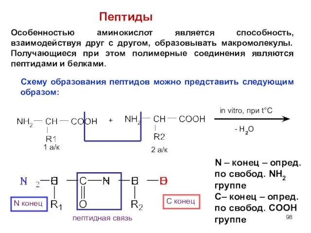 + in vitro, при t°C - H2O 1 а/к 2 а/к