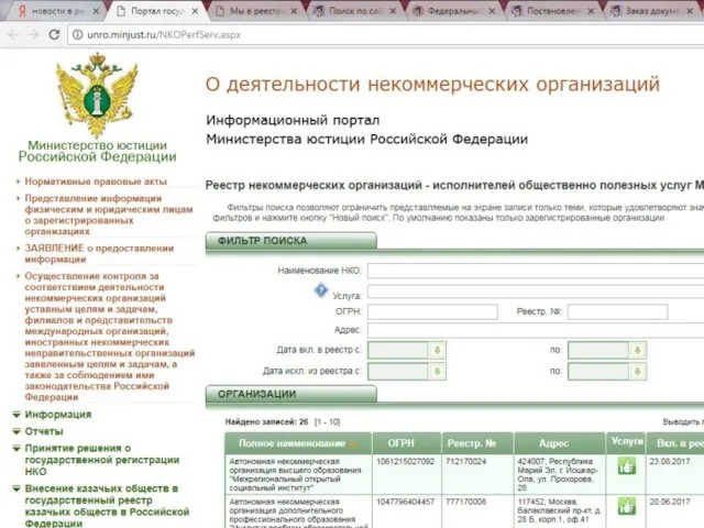 Постановление Правительства РФ от 27.10.2016 N 1096 «Об утверждении перечня общественно