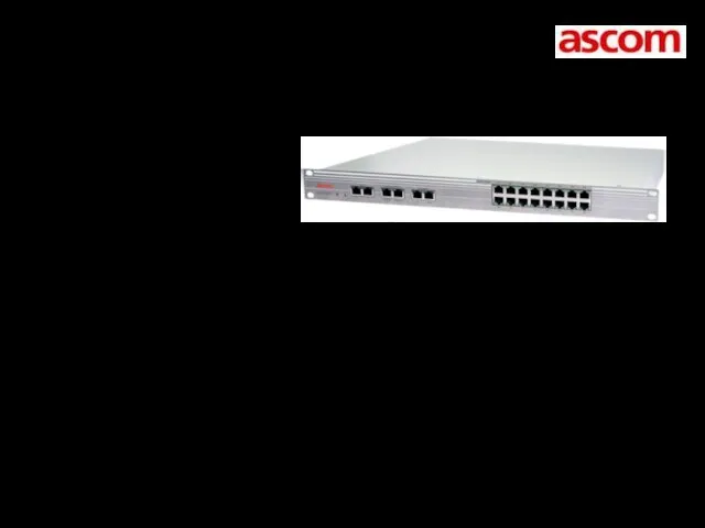 Обзор системы Ascom IPBL Система Ascom IP-DECT состоит из следующих компонентов: