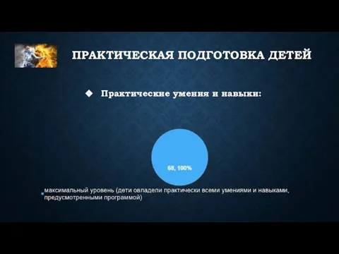 ПРАКТИЧЕСКАЯ ПОДГОТОВКА ДЕТЕЙ Практические умения и навыки: