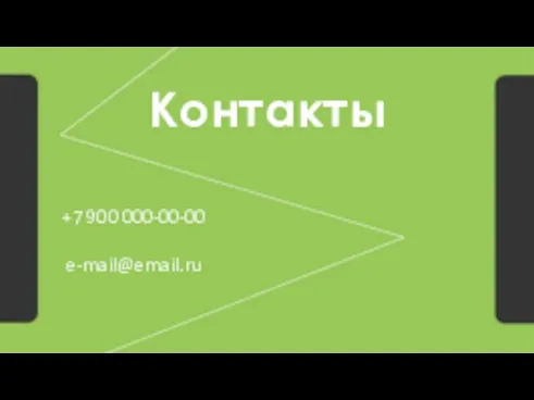 Контакты +7 900 000-00-00 e-mail@email.ru