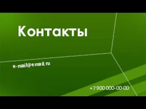 Контакты +7 900 000-00-00 e-mail@email.ru