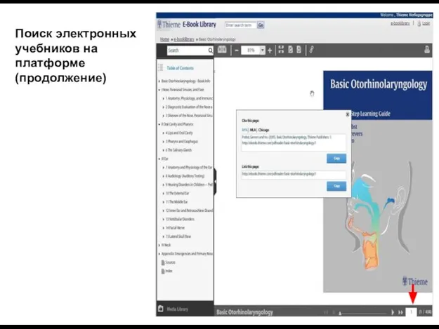 Поиск электронных учебников на платформе (продолжение)