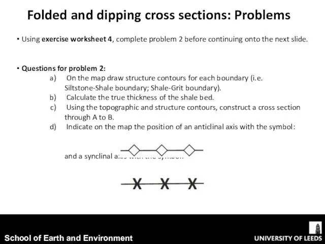 Using exercise worksheet 4, complete problem 2 before continuing onto the