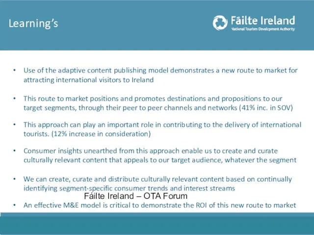 Use of the adaptive content publishing model demonstrates a new route