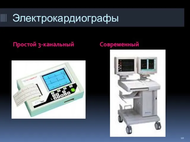 Электрокардиографы Простой 3-канальный Современный