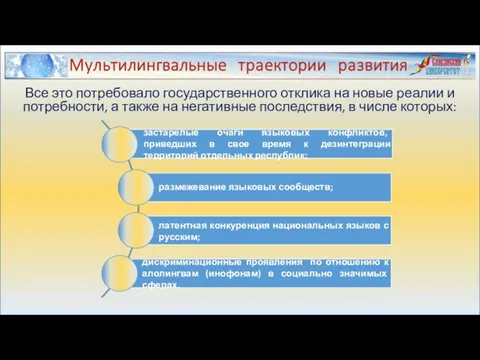 Все это потребовало государственного отклика на новые реалии и потребности, а