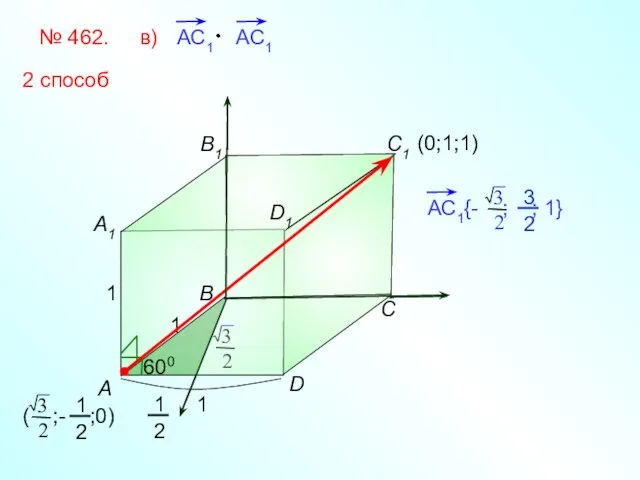 № 462. B1 C D A B C1 A1 1 1