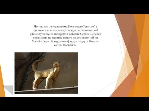 Но так как малосадовому Коту стало "скучно" в одиночестве потешать гуляющую