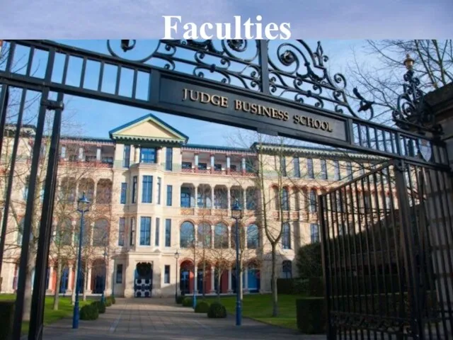 Faculties