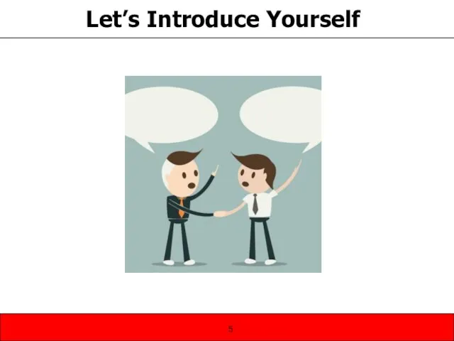 Let’s Introduce Yourself