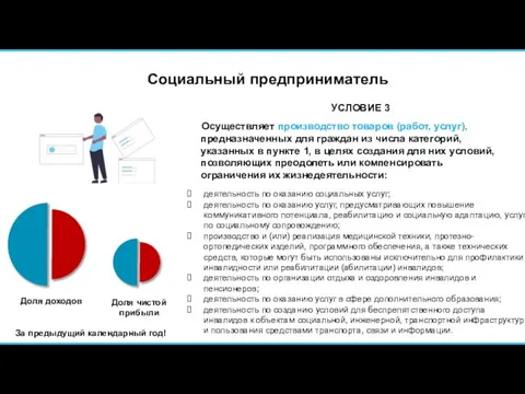 Социальный предприниматель деятельность по оказанию социальных услуг; деятельность по оказанию услуг,