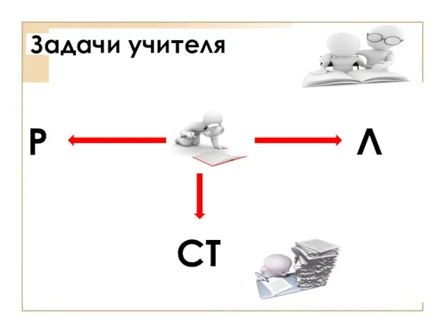 Задачи учителя Р Л СТ