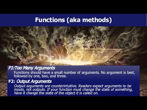 F1:Too Many Arguments Functions should have a small number of arguments.