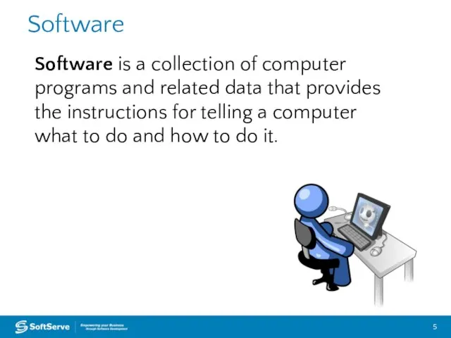 Software Software is a collection of computer programs and related data