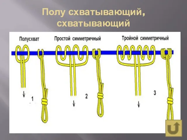 Полу схватывающий, схватывающий