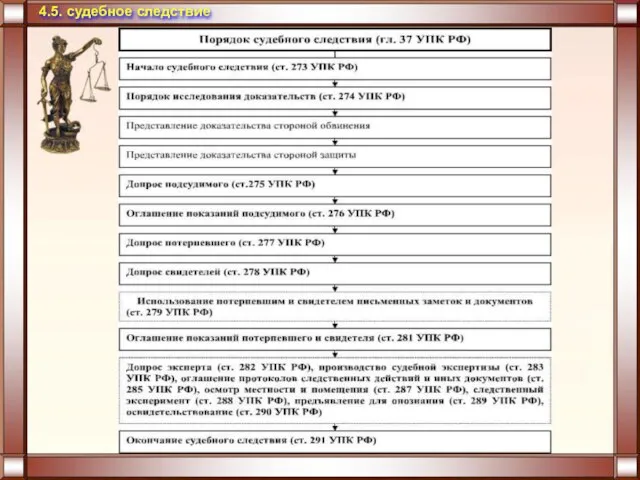 4.5. судебное следствие