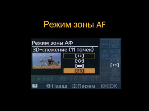 Режим зоны AF