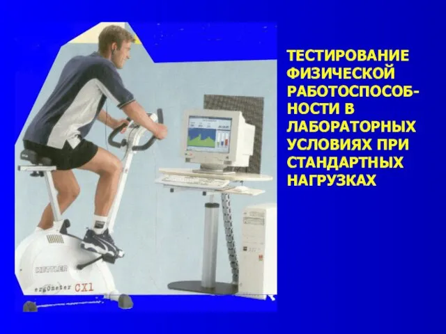 ТЕСТИРОВАНИЕ ФИЗИЧЕСКОЙ РАБОТОСПОСОБ-НОСТИ В ЛАБОРАТОРНЫХ УСЛОВИЯХ ПРИ СТАНДАРТНЫХ НАГРУЗКАХ