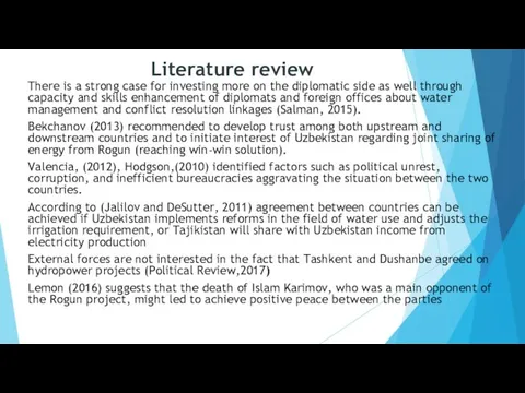 Literature review There is a strong case for investing more on