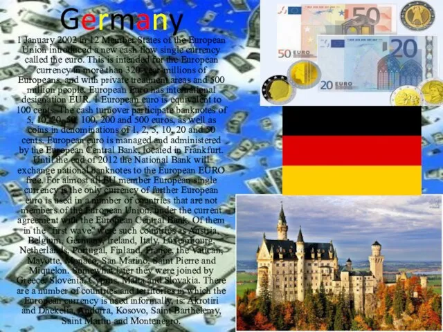 Germany 1 January 2002 in 12 Member States of the European