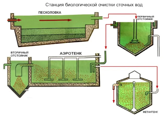 Станция биологической очистки сточных вод