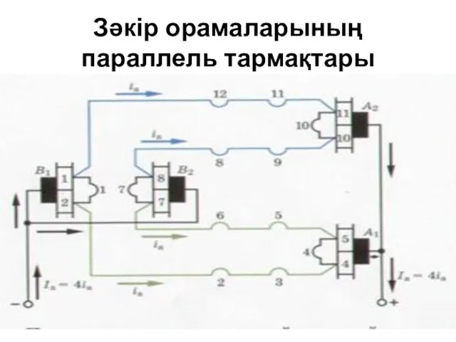 Зәкір орамаларының параллель тармақтары