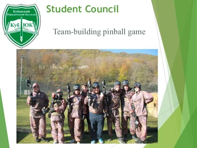 Team-building pinball game Student Council