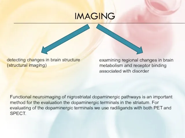 IMAGING detecting changes in brain structure (structural imaging) examining regional changes