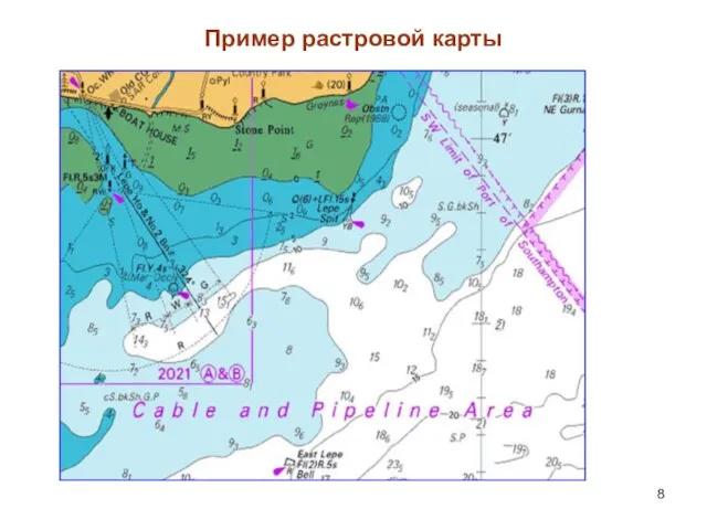 Пример растровой карты