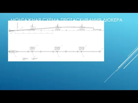 МОНТАЖНАЯ СХЕМА ПРОТАСКИВАНИЯ ДЮКЕРА