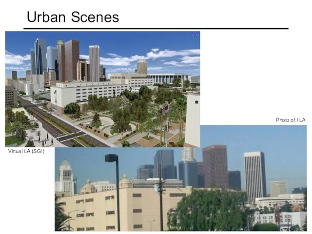 Urban Scenes Virtual LA (SGI) Photo of l LA